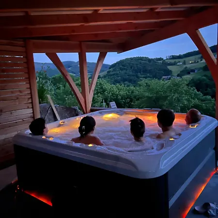 Prestige Climatise Avec Sauna Et Jacuzzi シャレー *